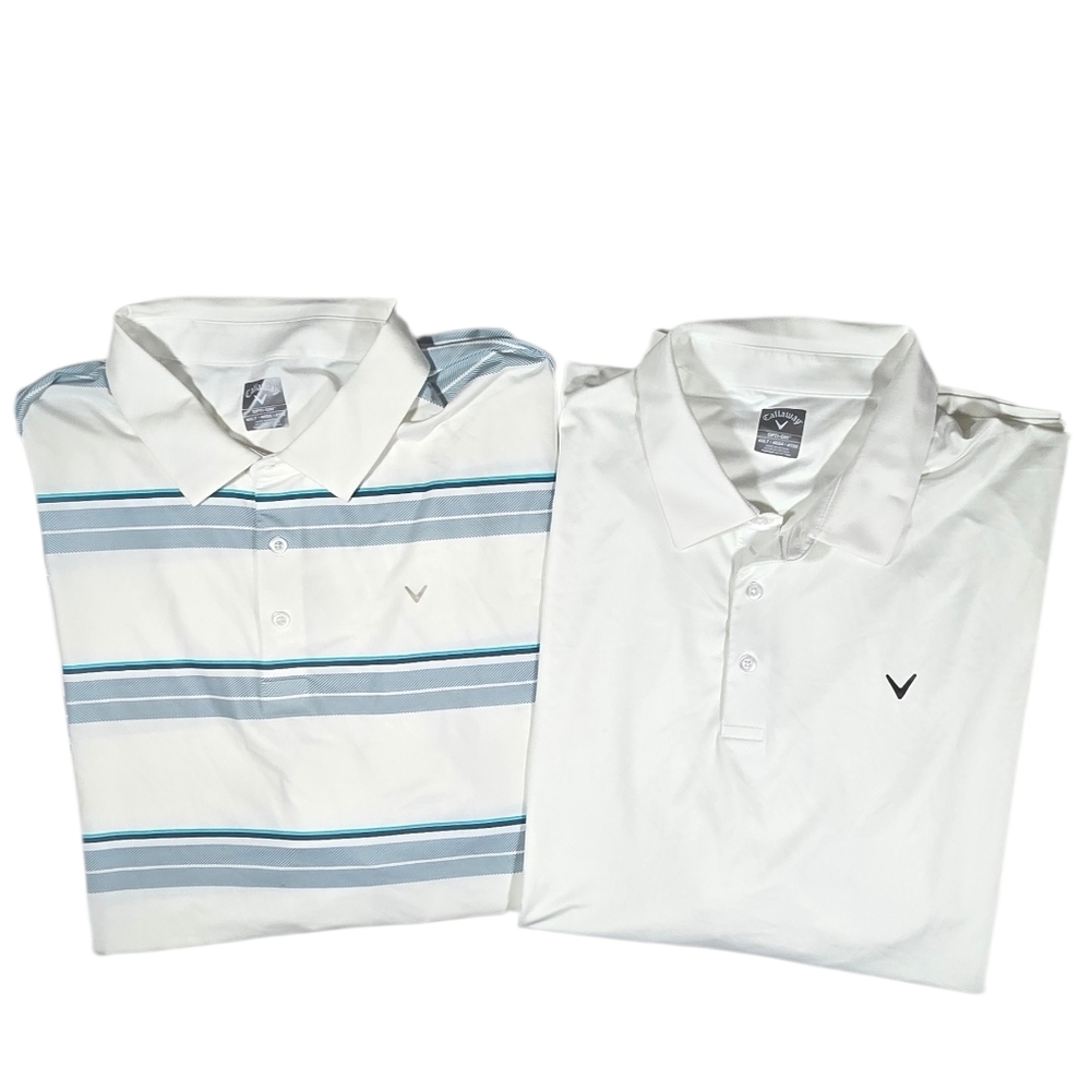 Callaway Opti Dry Golf Polo lot of 2 sz 4XLT